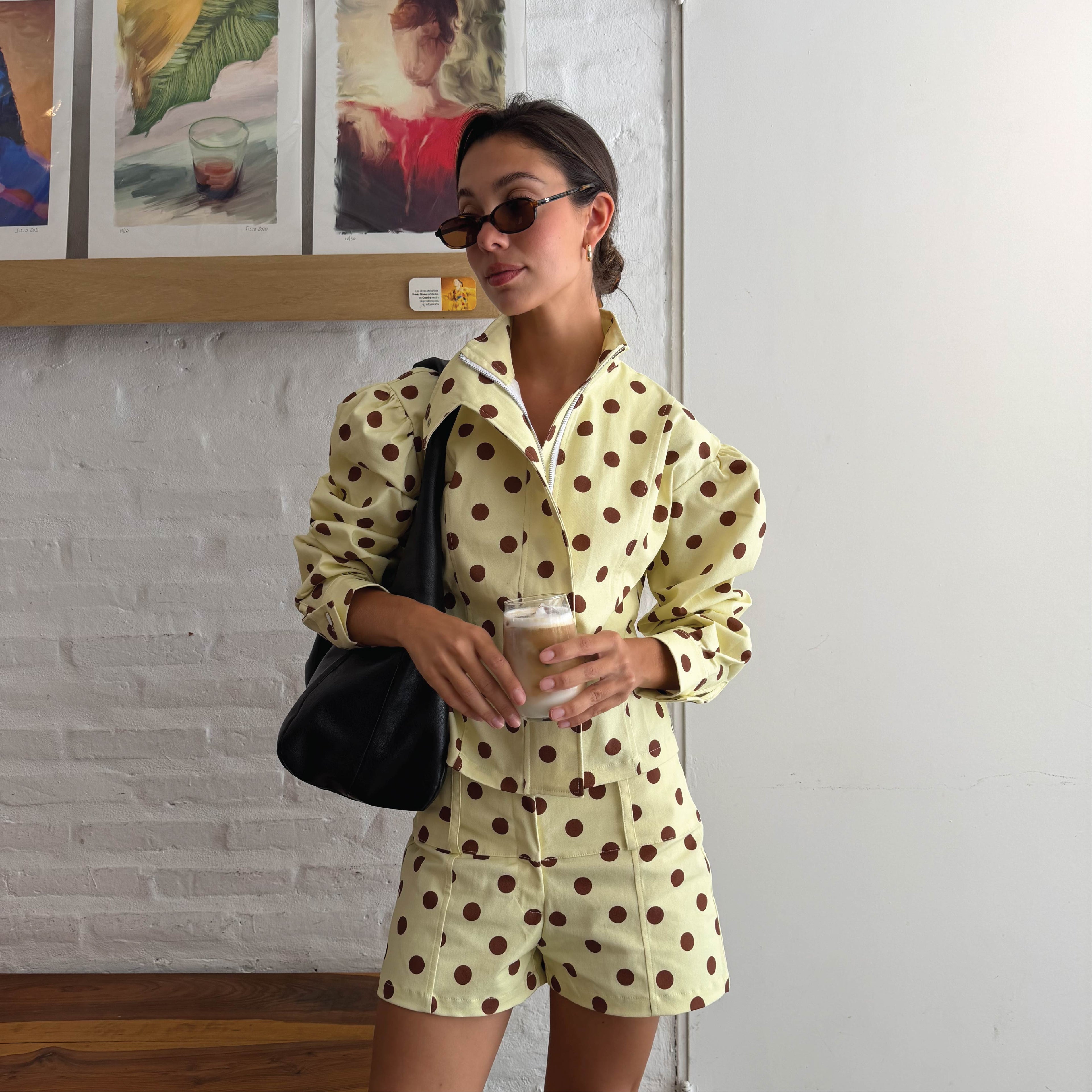 Polka dot shorts- Butter