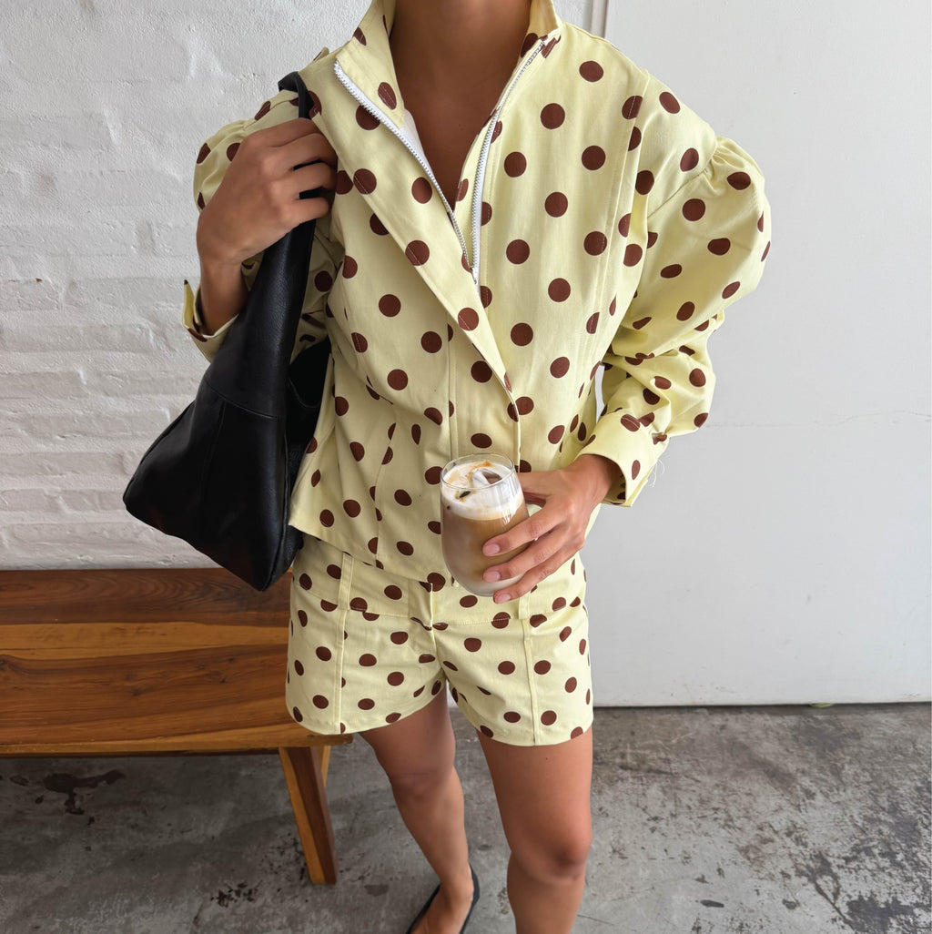 Polka dot shorts- Butter