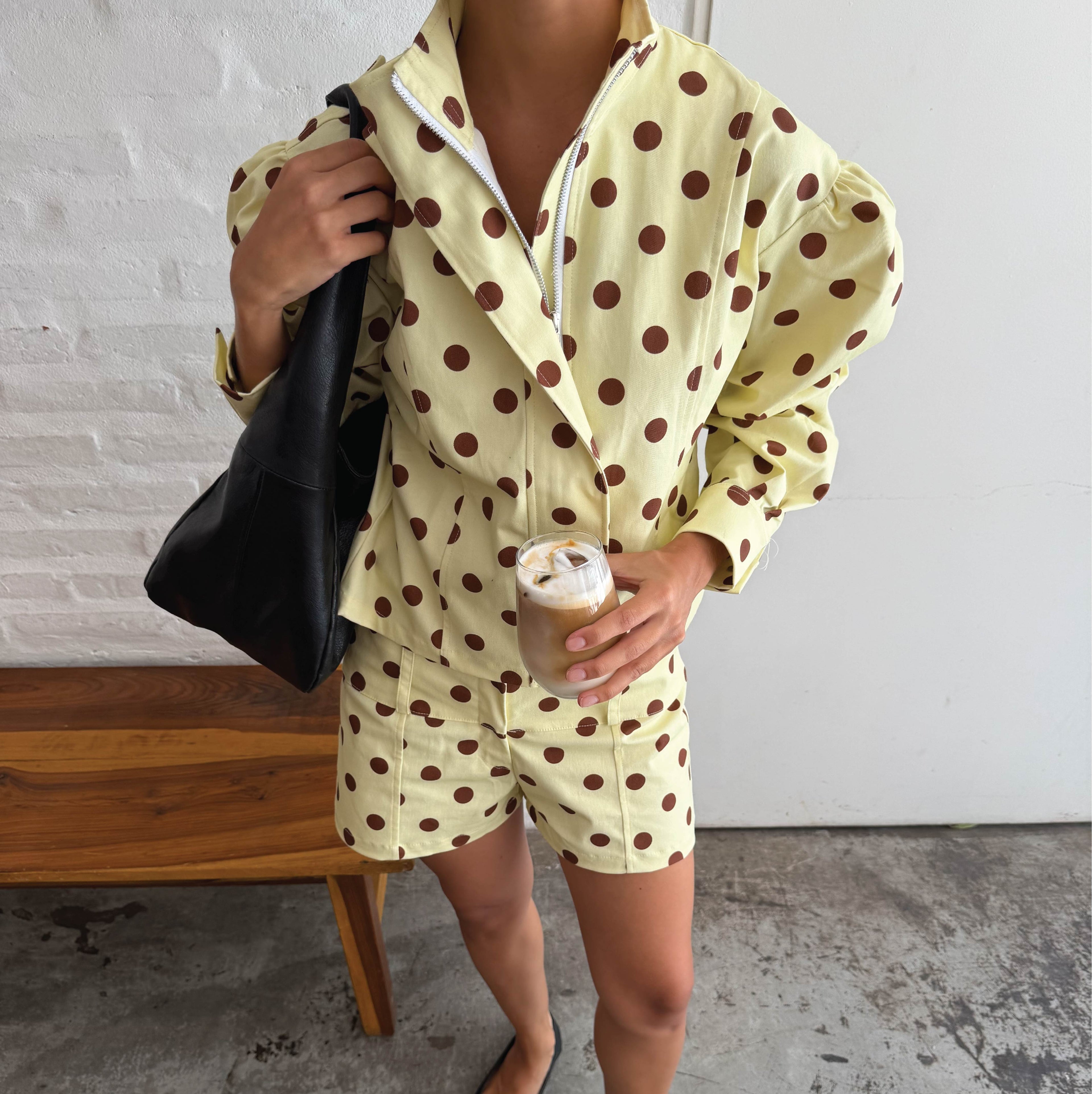 Polka dot shorts- Butter